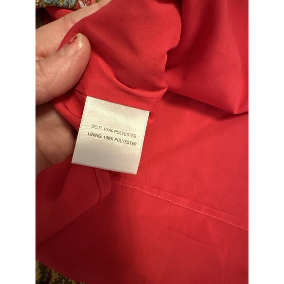 NWT ROSE AND OLIVE WOMENS Sleeveless Shift Dress Paisley Size Medium Halter - Picture 2 of 7